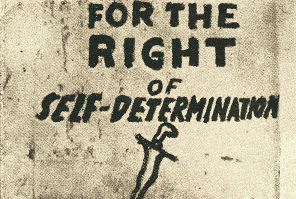 The Right To Self Determination And International Law Constitution Watch